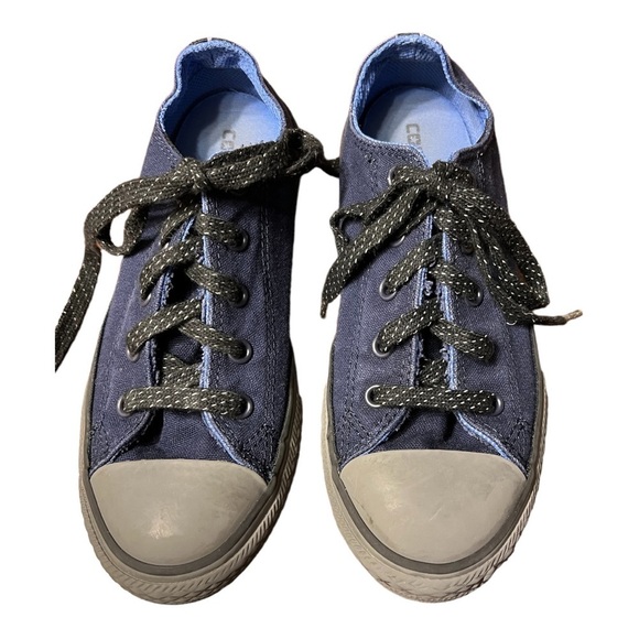 Converse All Star CounterClimate Water Repellent Blue Sneakers Lace-up Jr Size 2 - Picture 1 of 12